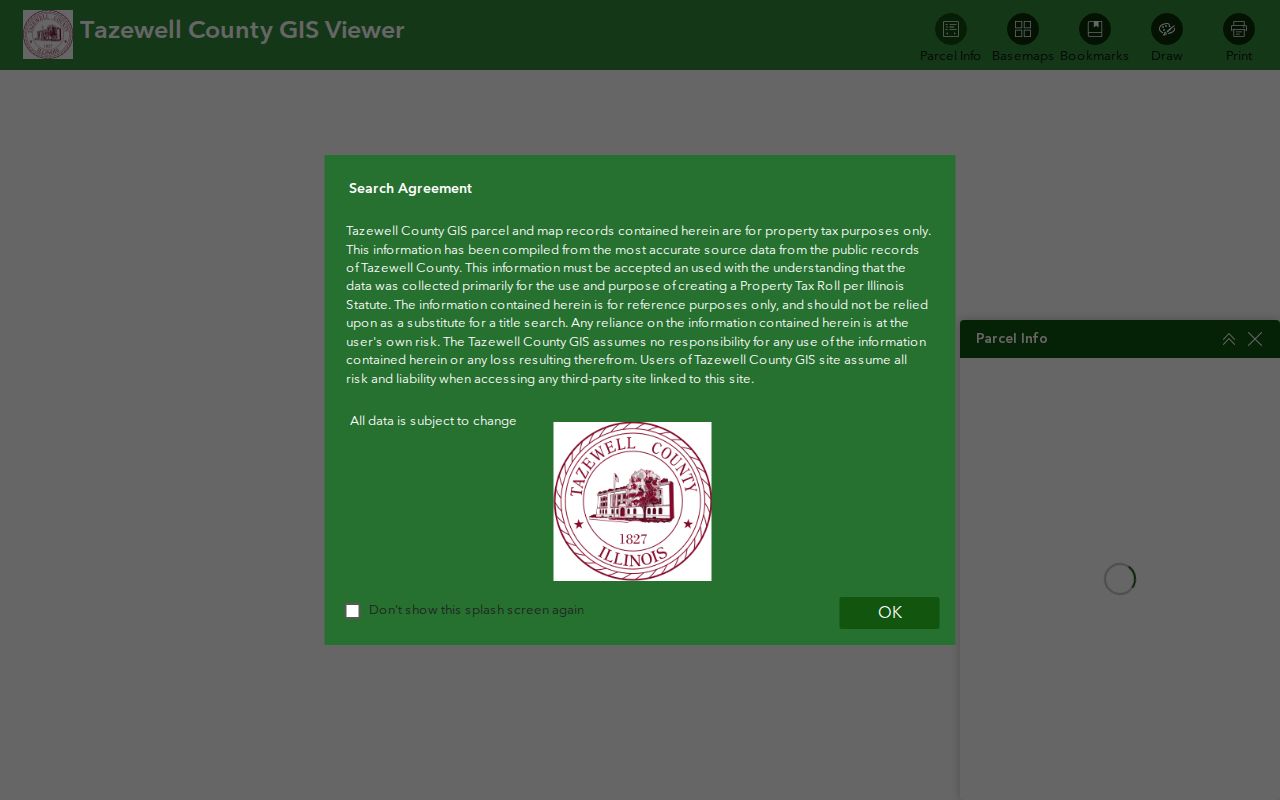 Tazewell County GIS parcel and address viewer for Pekin streets
